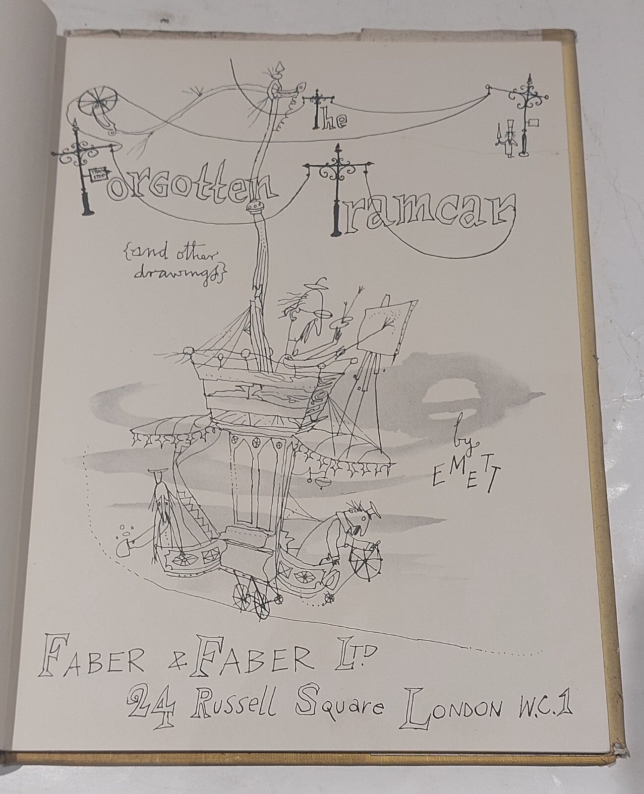 The Forgotten Tramcar and Other Drawings, Emet of Punch, Faber (1952) Hb Book5