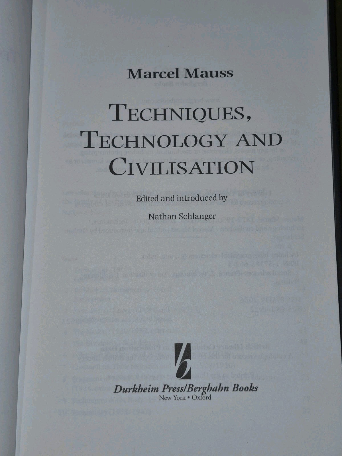 Techniques, Technology and Civilization (2006) Schlanger4