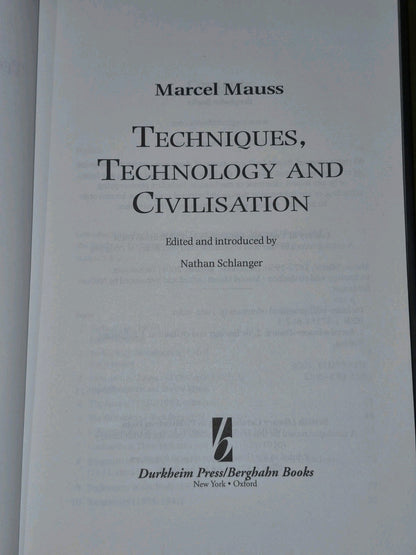 Techniques, Technology and Civilization (2006) Schlanger4