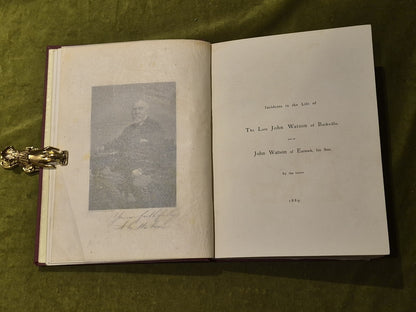 John Watson Souvenir of a tour Egypt Palestine Syria America Canada 1872 Signed13