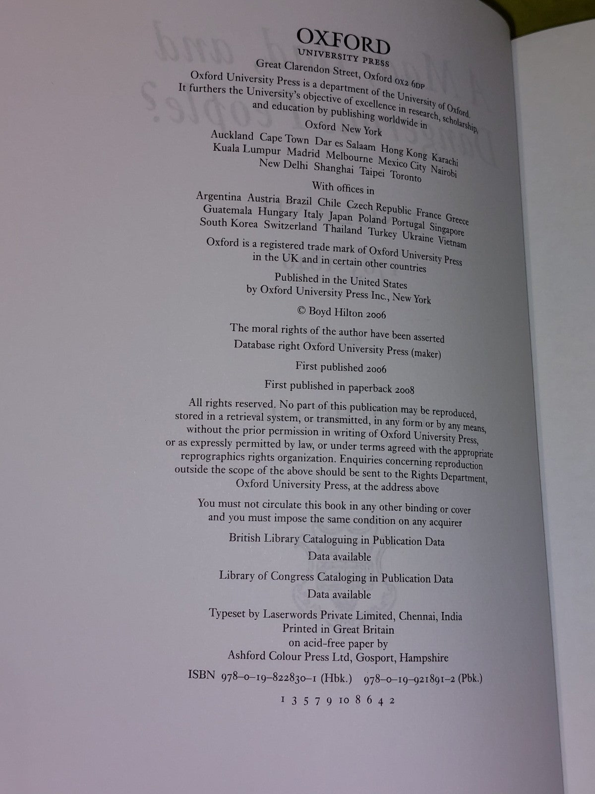 A Mad, Bad, and Dangerous People? England 17831846 Boyd Hilton4