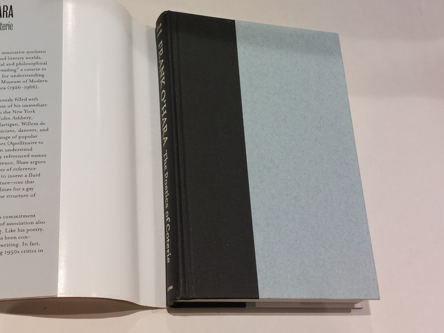 Frank O'Hara : The Poetics of Coterie Hardcover Lytle Shaw3