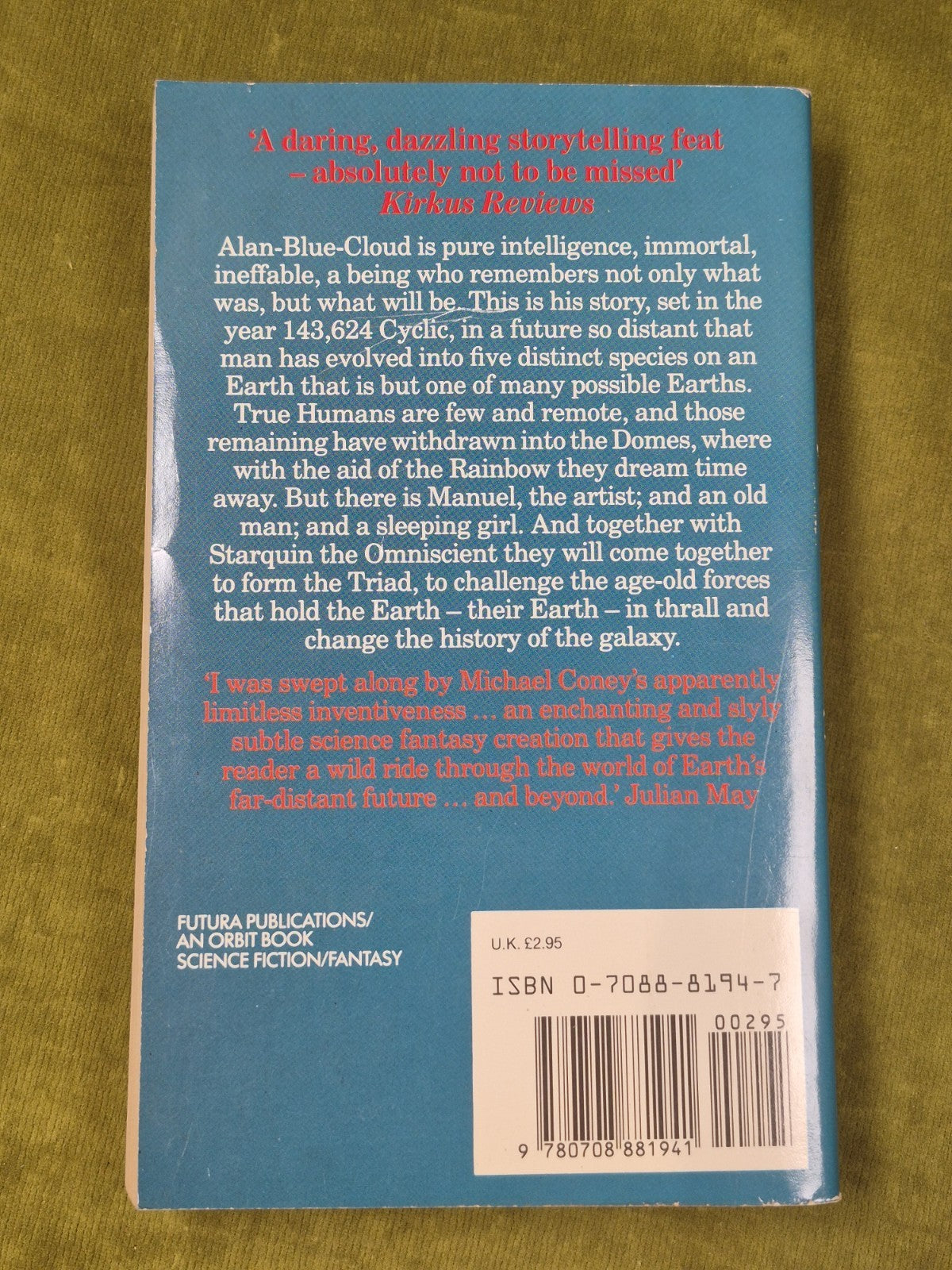 Michael Coney The Song of Earth Trilogy First Orbit Editions Paperback3