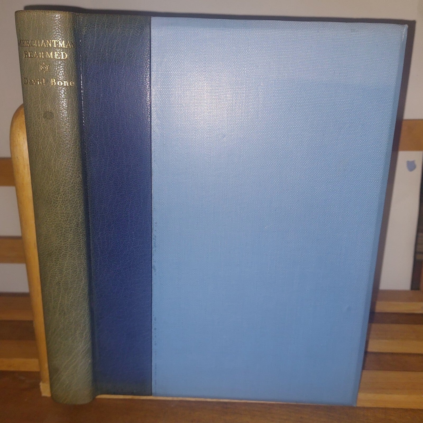 1949 Merchantman Rearmed David W Bone SIgned Limited Muirhead Bone Illustrated 0