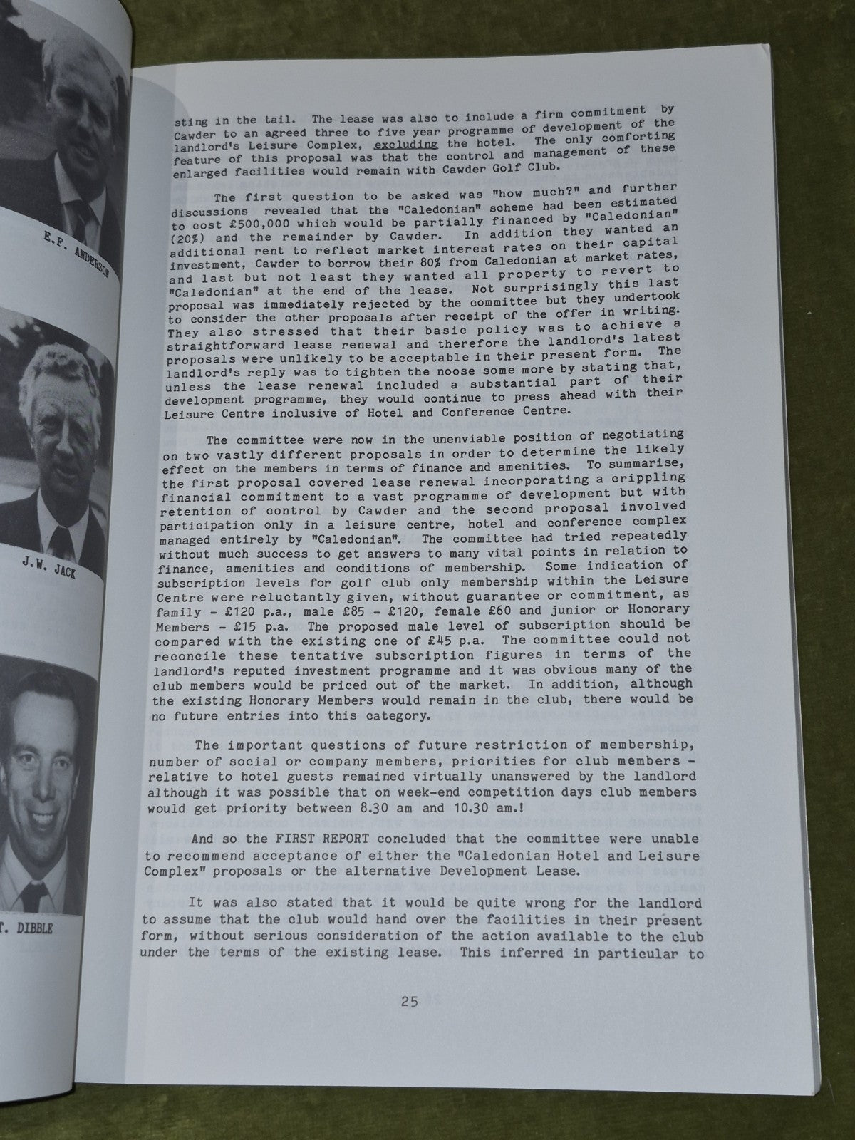 The Cawder Story: Cawder Golf Club John Cubbage SIGNED5