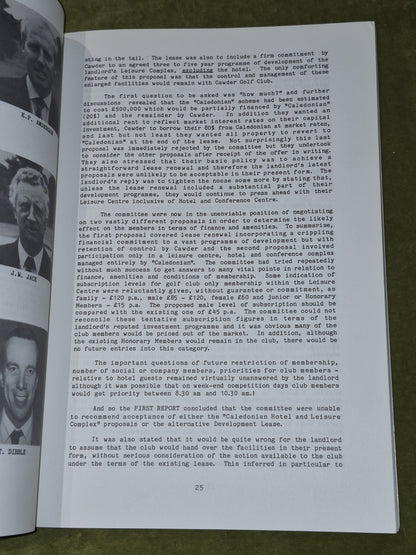 The Cawder Story: Cawder Golf Club John Cubbage SIGNED5