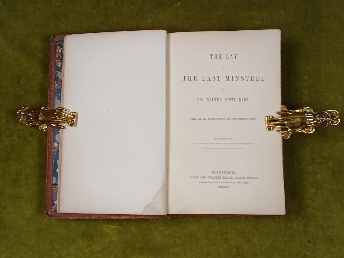 The  Lay of the Last Minstrel - Sir Walter Scott , A & C Black , 1854 Decorative4