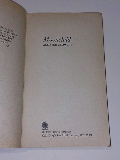 Aleister Crowley. Moonchild. Sphere Paperback (1972)4