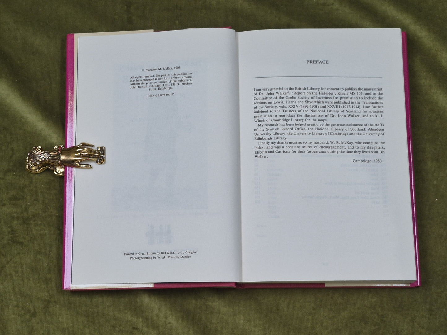 Rev. Dr. John Walker's Report on the Hebrides, 1764 and 1771 - John Donald 19806