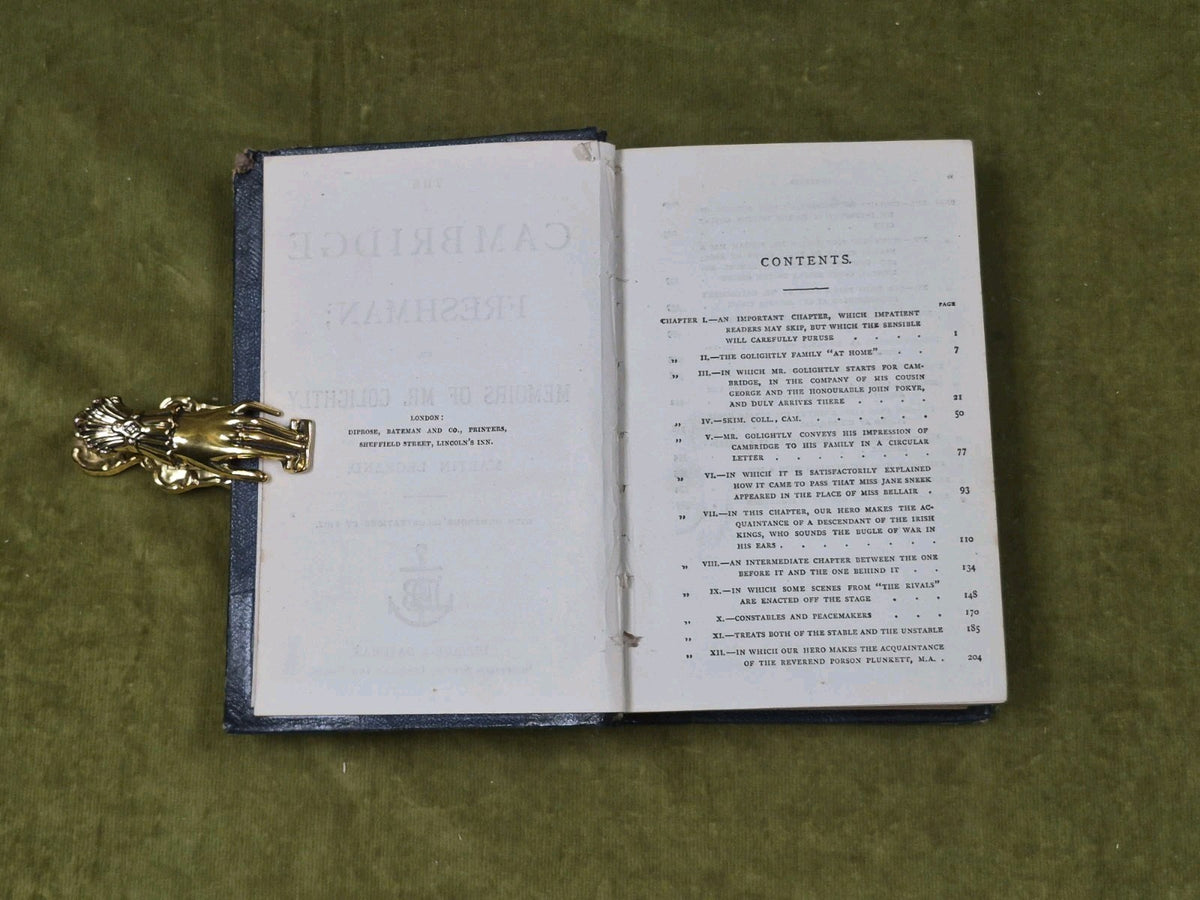 Martin Legrand & Phiz - The Cambridge Freshman / Mr Golightly , Diprose Bateman5