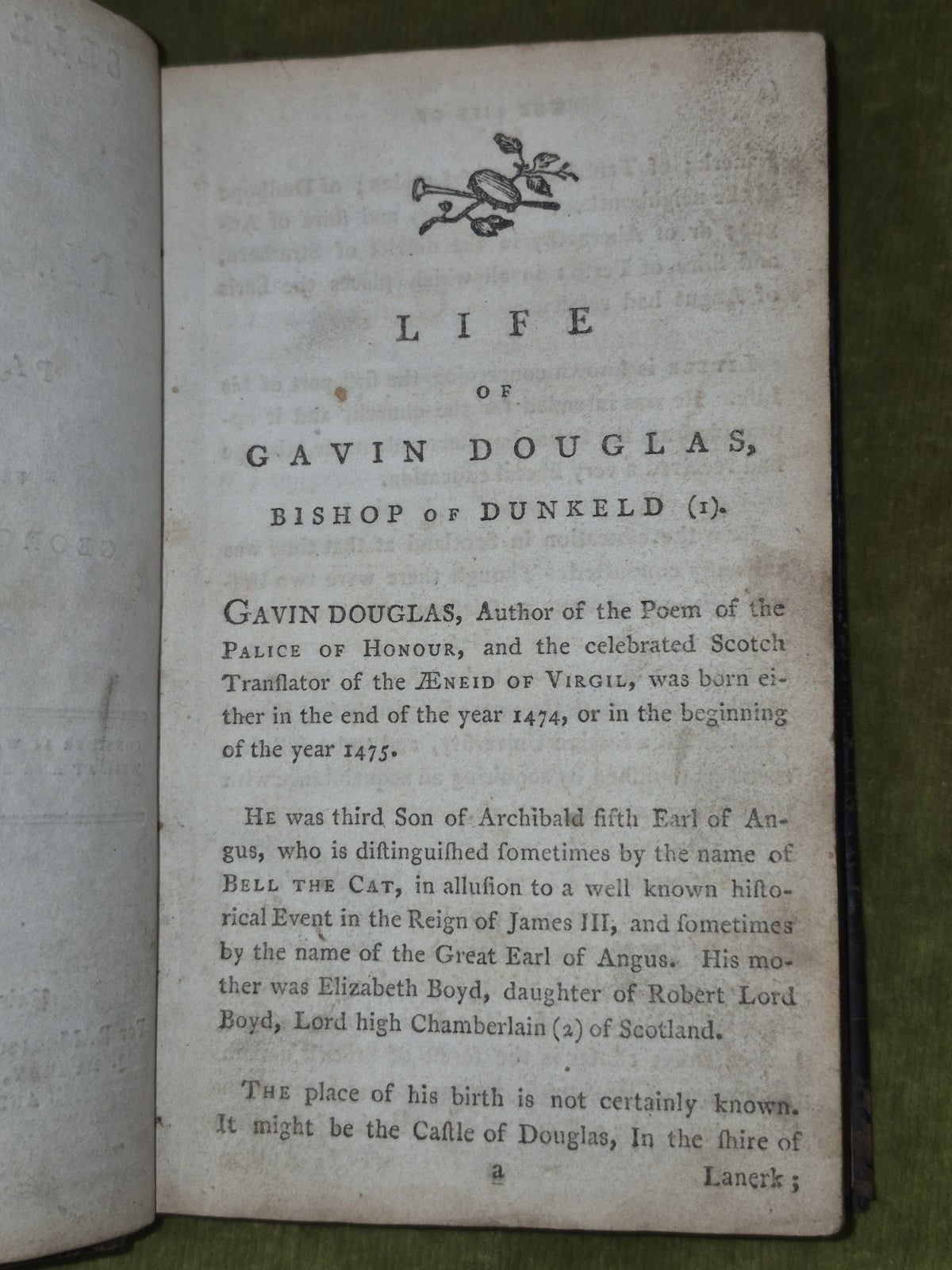 Select Poems of Wil. Dunbar Part First George Bannatyne 1788 R Morison & Son8