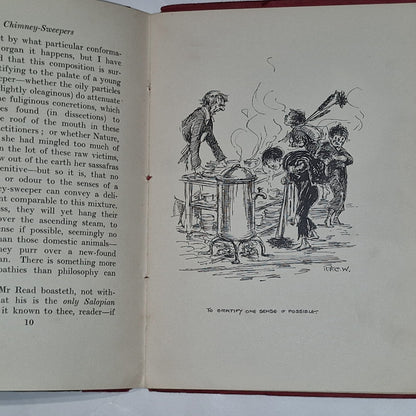 The praise of chimney-sweepers. by Charles Lamb. 1st Edition, 1929. Illustrated.8