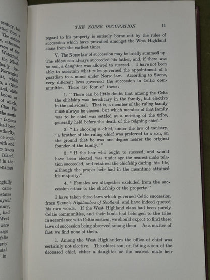 The Island Clans During Six Centuries Macleod of Macleod Inverness4