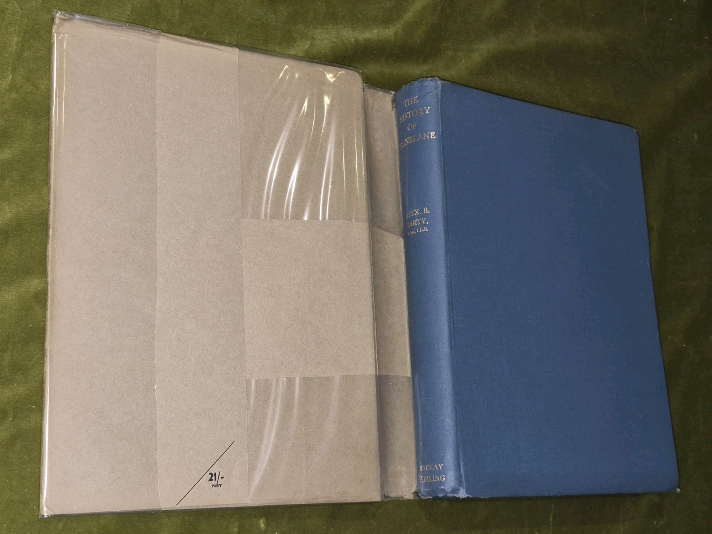 The History of Dunblane by Alexander B. Barty (1944) Dustjacket2