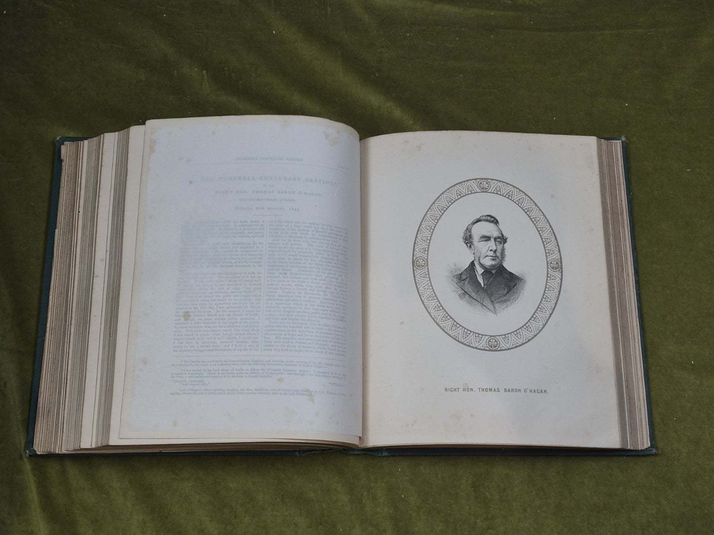 O'connell Centenary Record 1875 - Joseph Dollard 1878 1st11