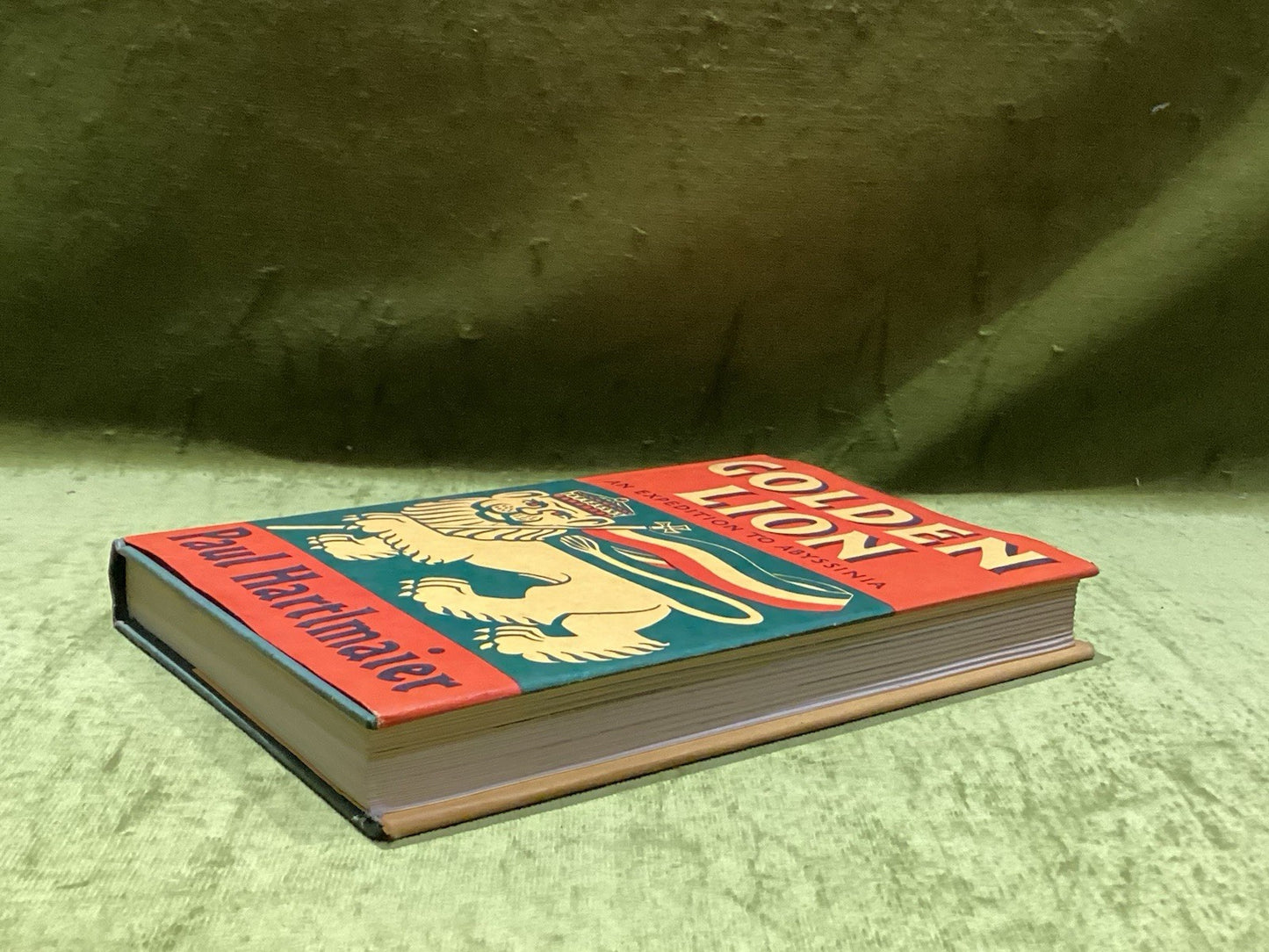 Golden Lion An Expedition to Abyssinia by Paul Hartlmaier (1956) 1st Ed Hb Book8