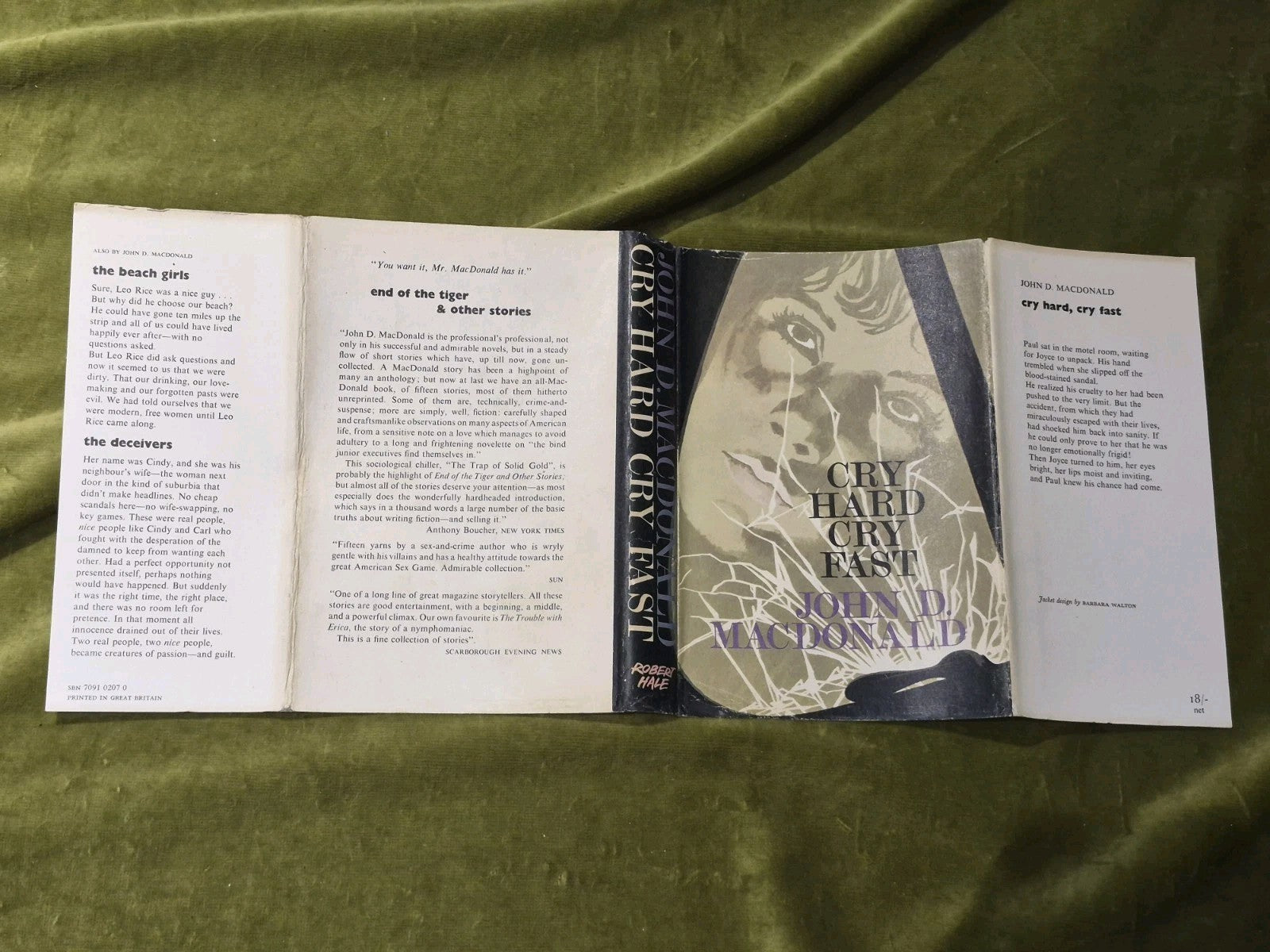 MacDonald, John D.  (1969 First UK Edition Hardback) Cry Hard, Cry Fast3