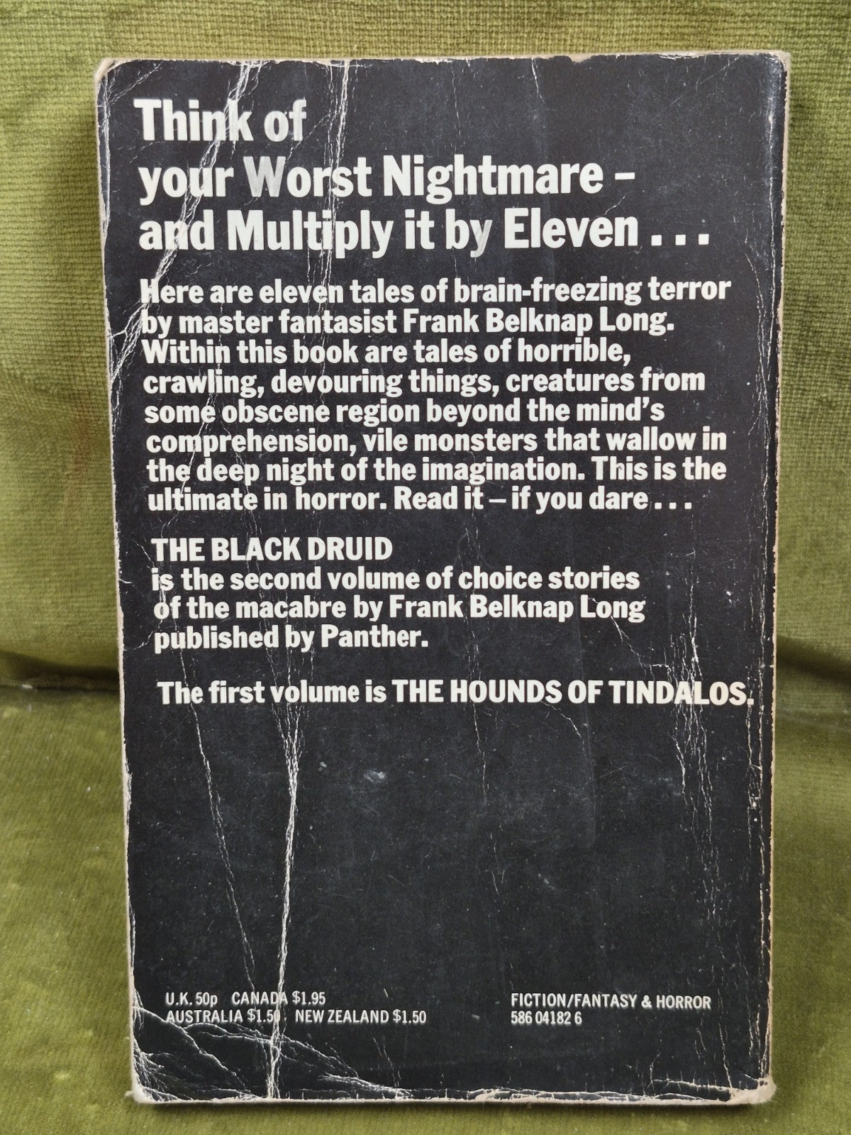 The Black Druid Frank Belknap First Edition 1975 Panther1