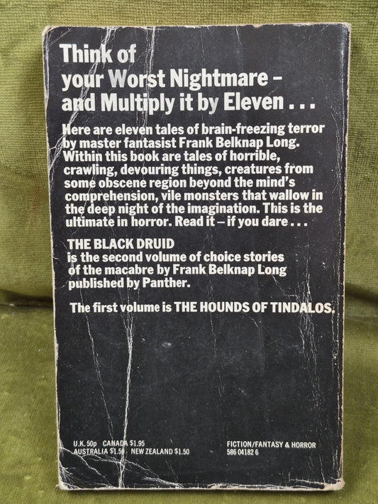 The Black Druid Frank Belknap First Edition 1975 Panther1