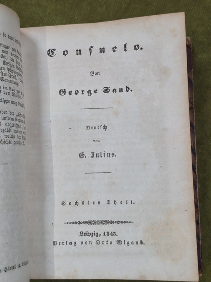 George Sand's Sämtliche Werke 1843 Otto Wigand8