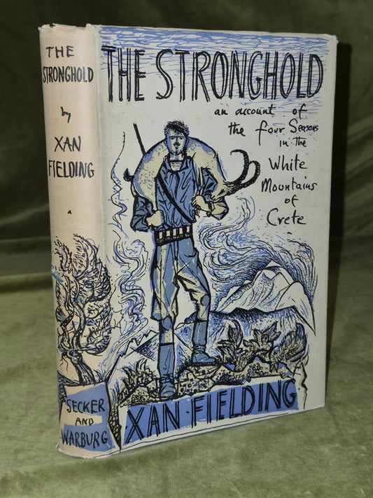 The Stronghold White Mountains of Crete Xan Fielding First Edition 1953 HB DJ0