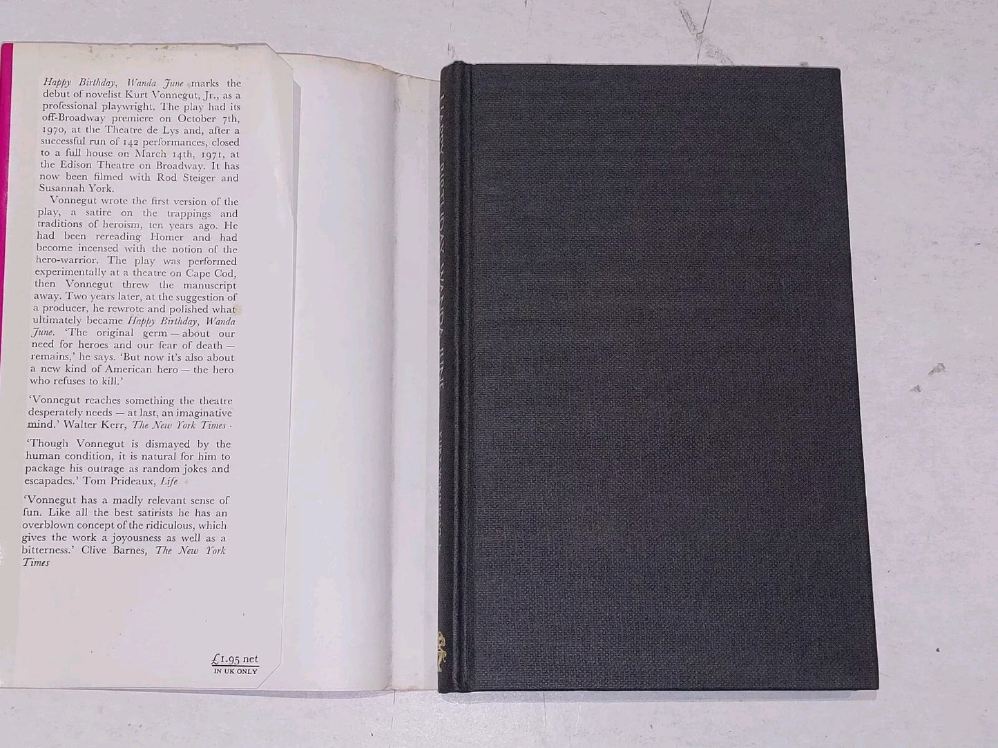 Happy Birthday, Wanda June By Kurt Vonnegut Jr (1973) 1st Uk Edition Hb Book4