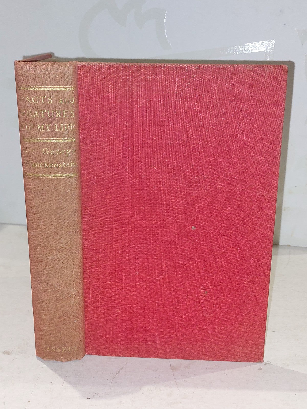 Facts And Features Of My Life Book 1939  Sir George Franckenstein 1st Edition0