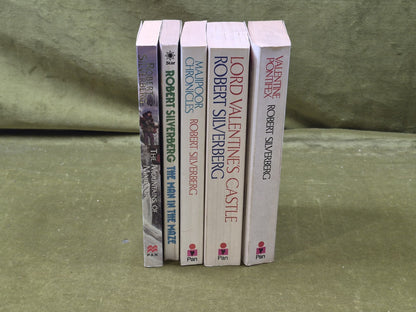 Five Robert Silverberg Sci-fi Paperbacks Eg Majipoor Chronicles Valentine Etc2