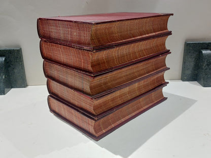 Chamber's Encyclopaedia 10 Vol Set (1901) Heavy Quarter Leather Bound Books15