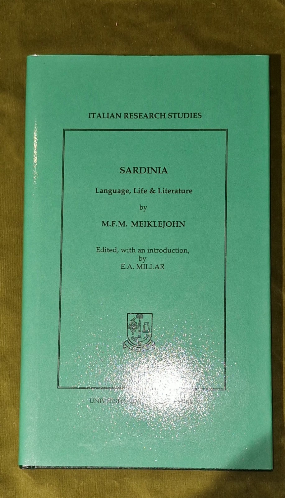 Sardinia: Language, Life & Literature (1996) Mieklejohn0