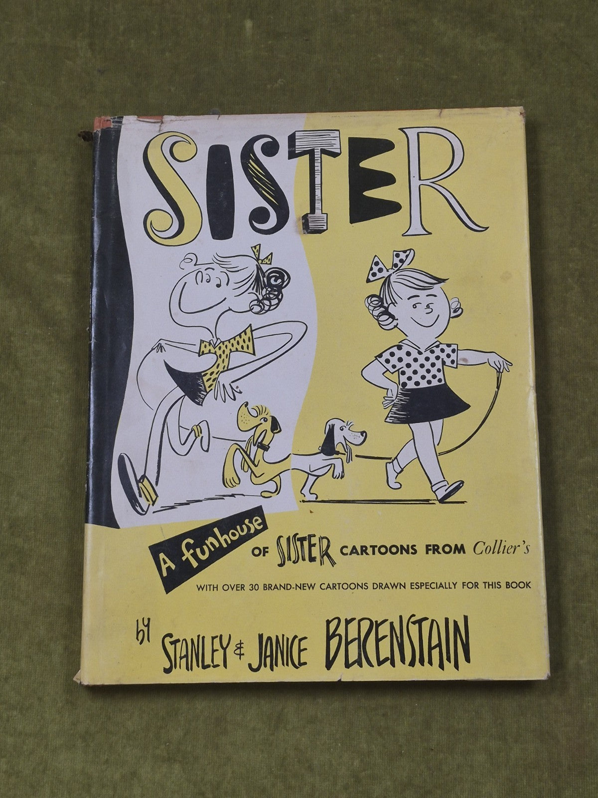 Sister cartoons from Collier's - Stanley & Janice Berenstain 1959 HB DJ0
