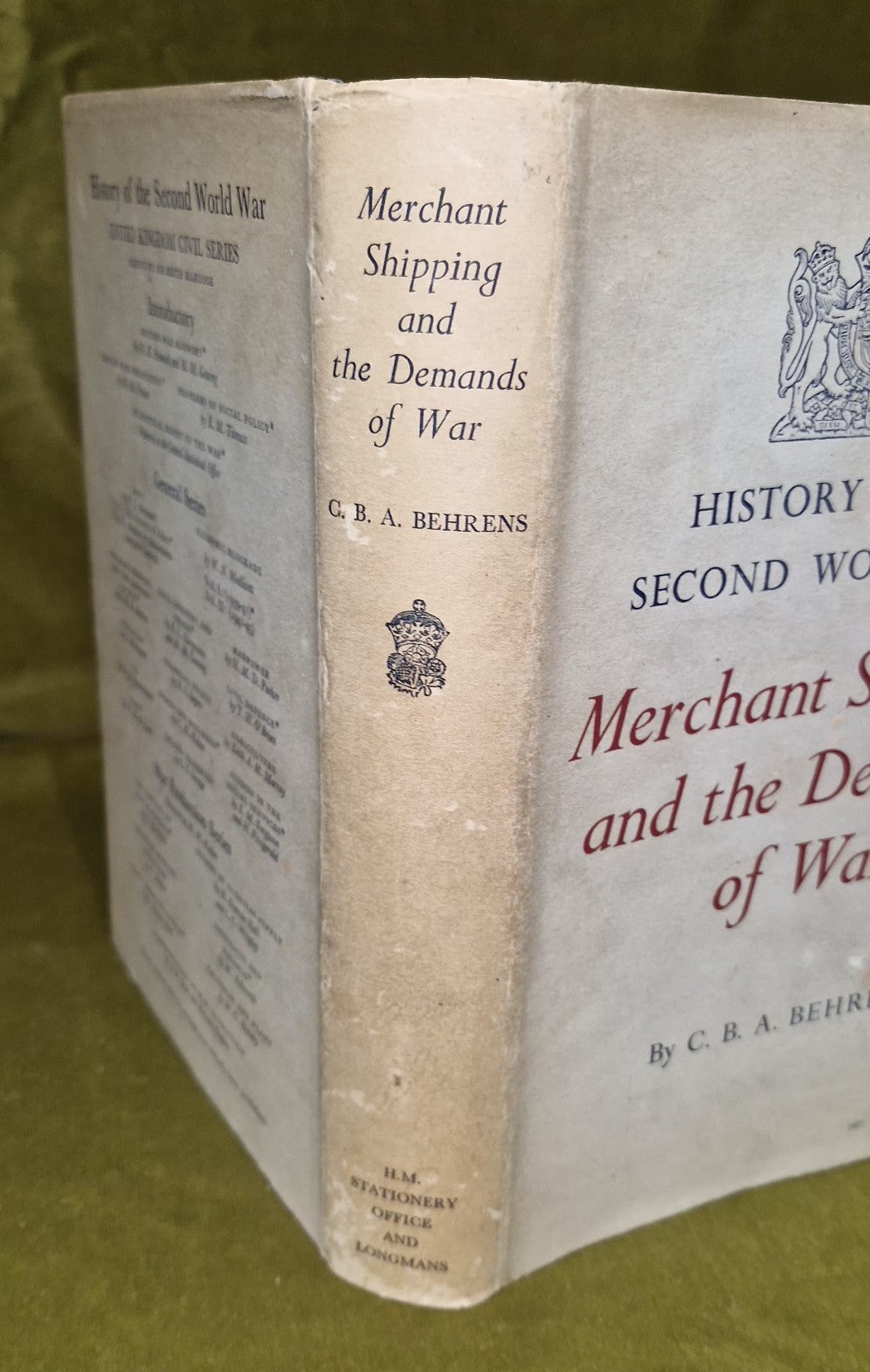 History Of The Second World War - Merchant Shipping And the Demands of War HMSO1
