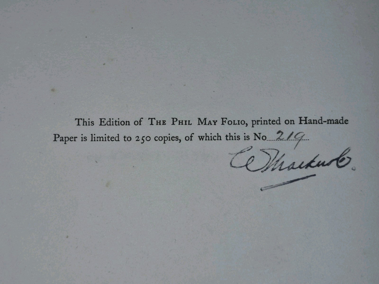 The Phil May Folio Book Of Caricature Drawings & Sketches Limited Thacker & Co9