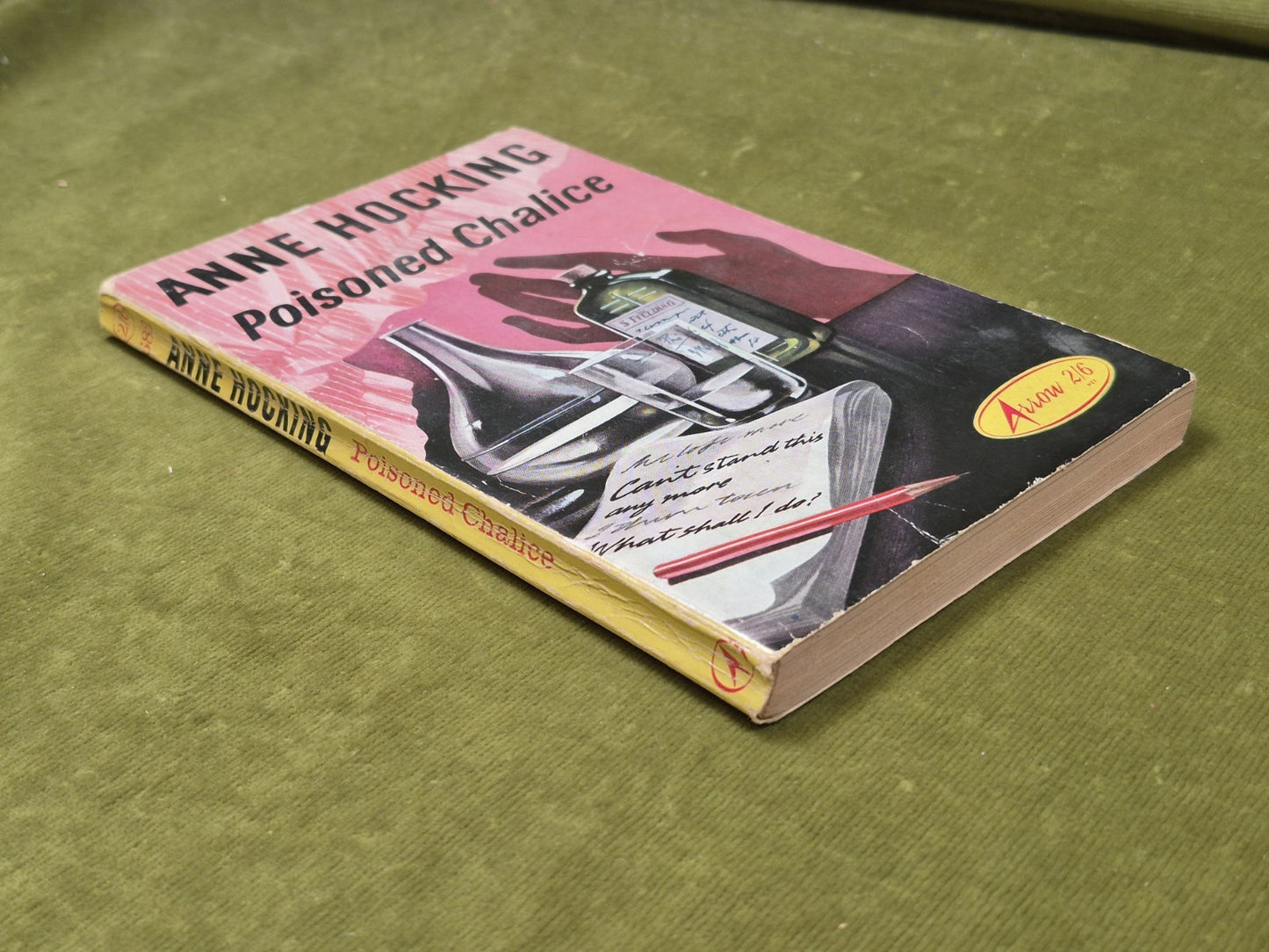 Poisoned Chalice By Anne Hocking 1962 1st Ed. Arrow Paperback3