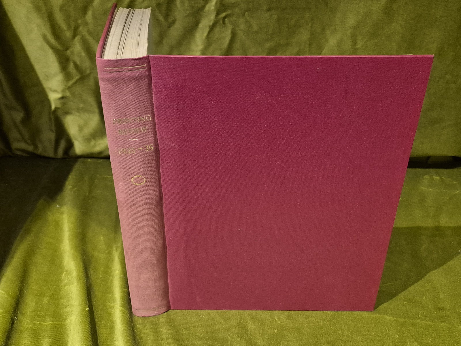 Printing Review Magazine - Bound Volume Of 8 Quarterly From 1933 - 35 0