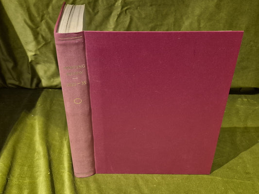 Printing Review Magazine - Bound Volume Of 8 Quarterly From 1933 - 35 0