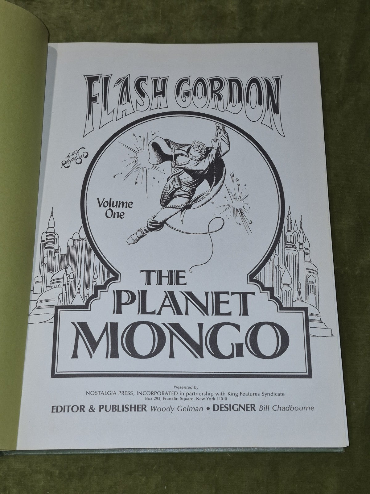 1974 Flash Gordon Volume 1 The Planet Mongo Hardcover Book4