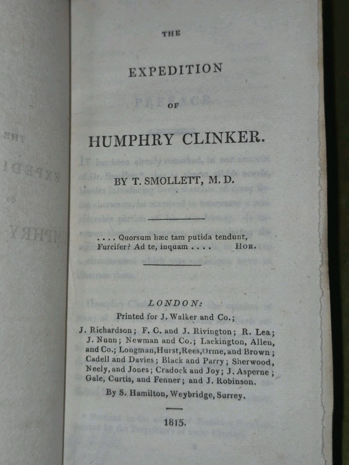 T Smollett Peregrine Pickle Humphry Clinker Roderick Random 1815 Set Leather11