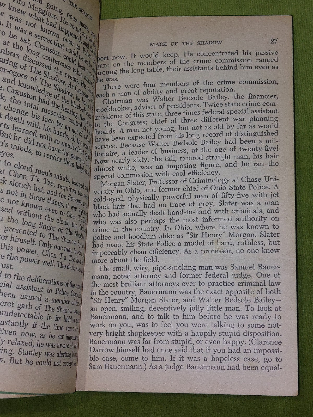 Mark of the Shadow by Maxwell Grant (1966) Belmont 6