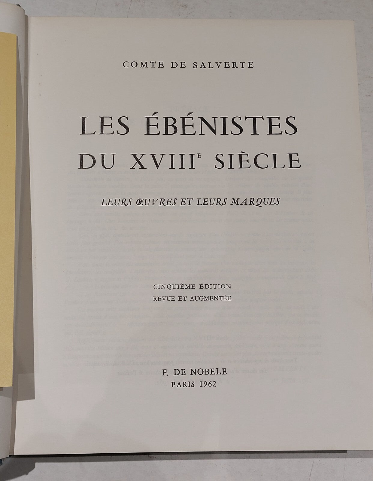 LES ÉBÉNISTES DU XVIIIe SIÈCLE. F. D. Nobele. French Furniture Design. Illustrat4