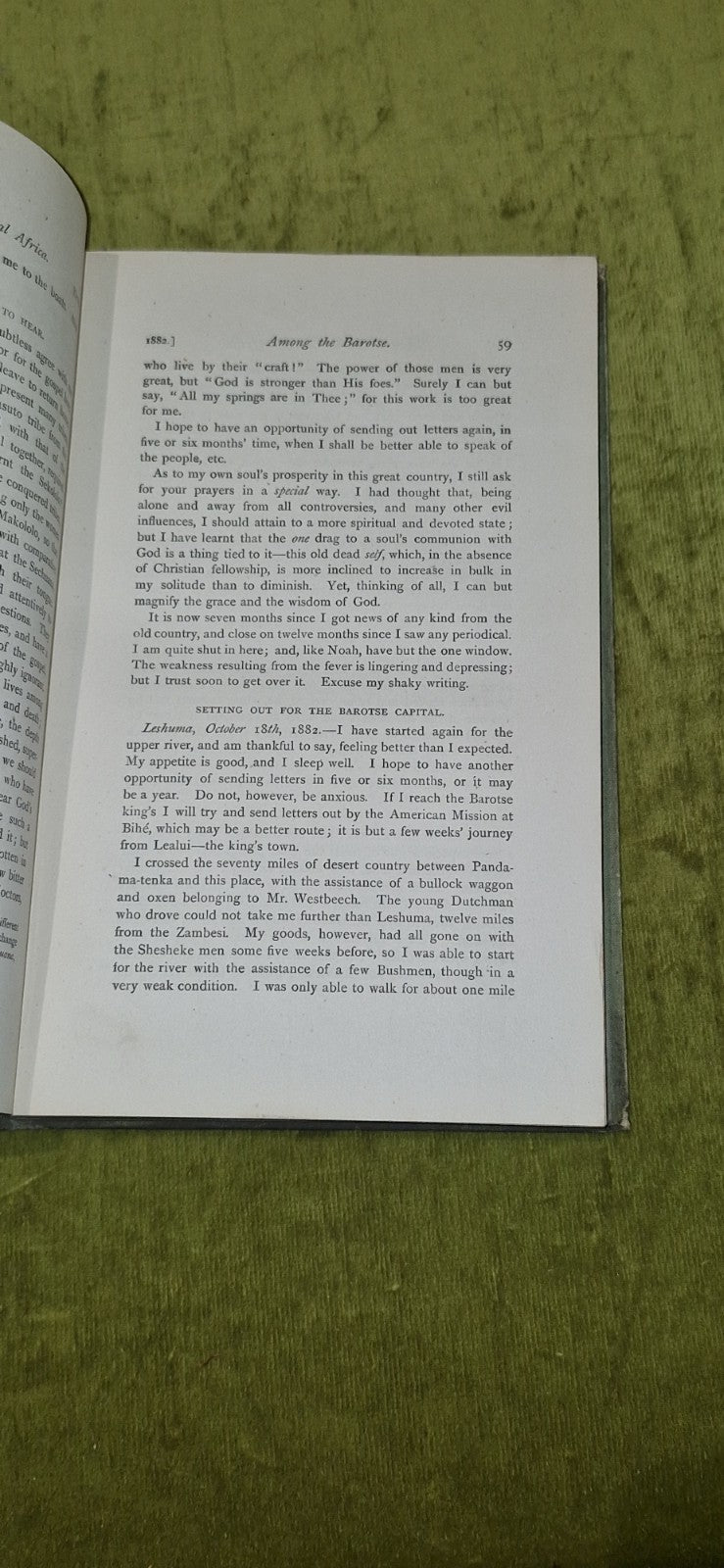 Garenganze or Mission work in Central Africa by FS Arnot [J E Hawkins] 2nd ed hb5