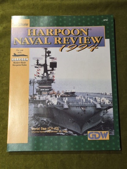 HARPOON - Modern Naval Wargame  GDW with add-ons3