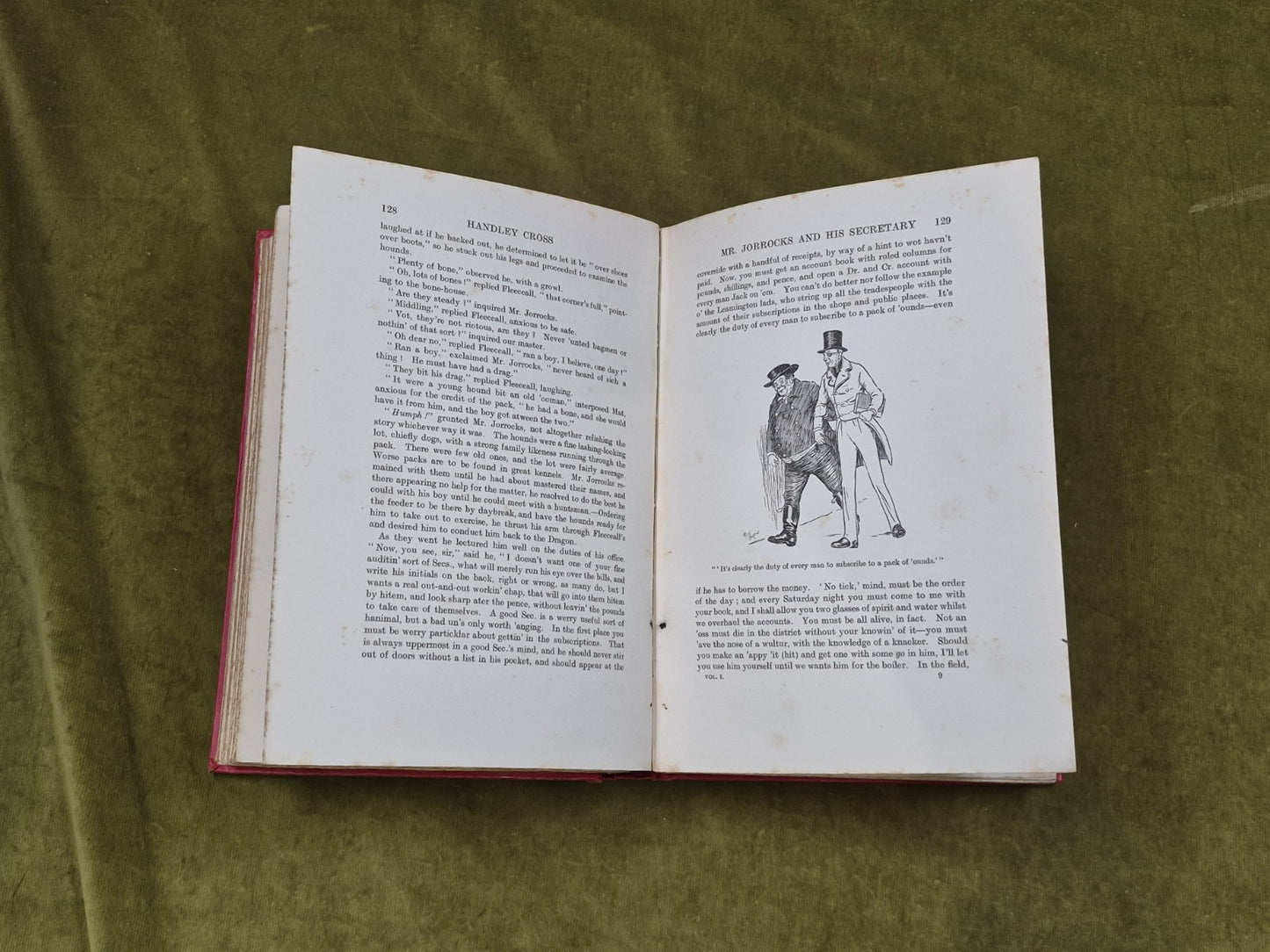 Handley Cross or Mr. Jorrocks's Hunt in 2 Vols - R S Surtrees , Edward Arnold5
