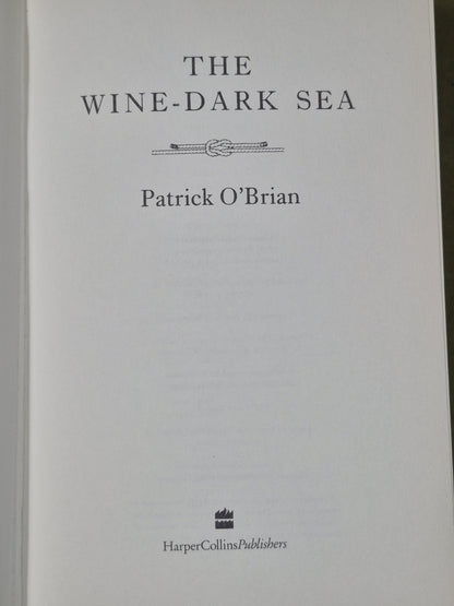 Patrick O'Brian First Edition Wine-Dark Sea Yellow Admiral Blue at the Mizzen4