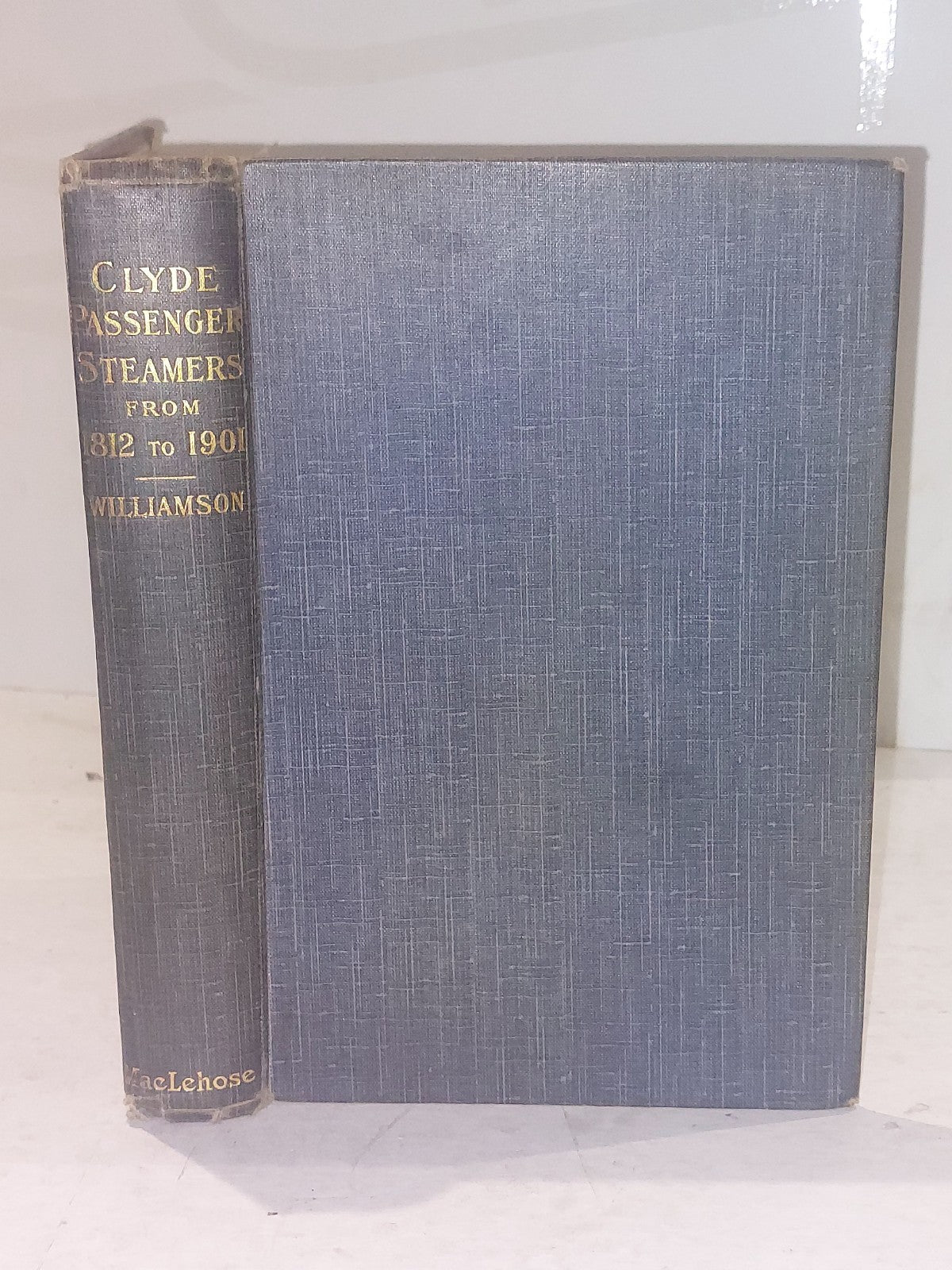The Clyde Passenger Steamer By Captain James Wiliamson 1904 1st Ed Hb Book0