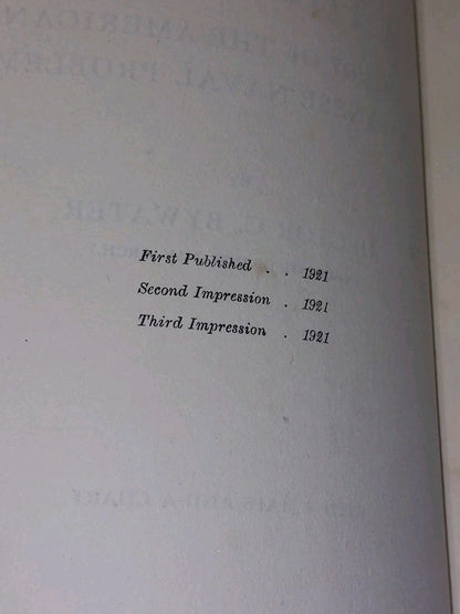 SeaPower In The Pacific (1921) [Constable & Company) Hb Book3