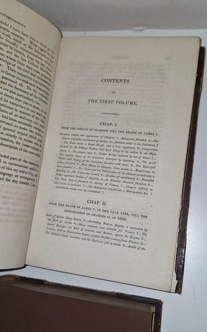 Annals of Glasgow Comprising an Account of the etc., CLELAND (Leather, 1816)6