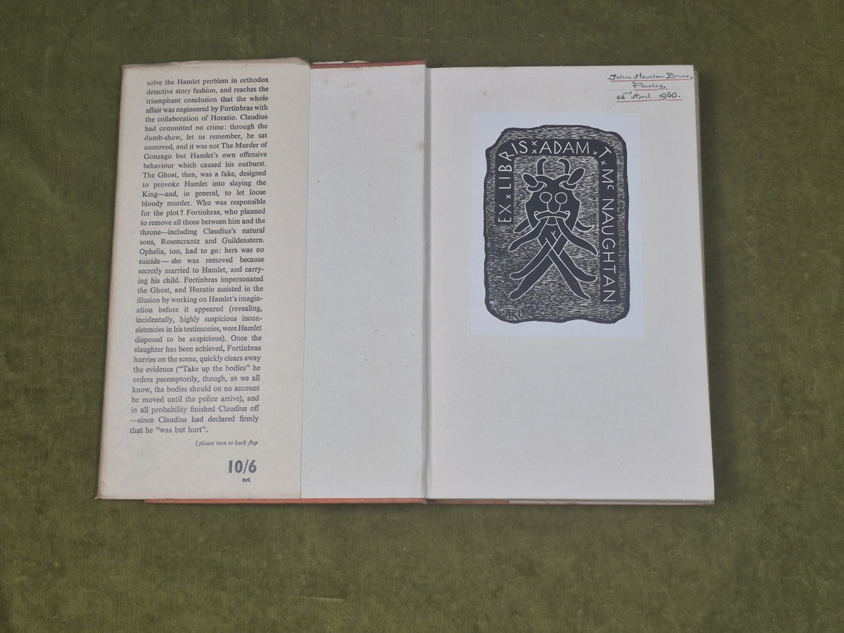 Three Tales of HAMLET - Michael Innes and Rayner Heppenstall, 1950 1st HB DJ3