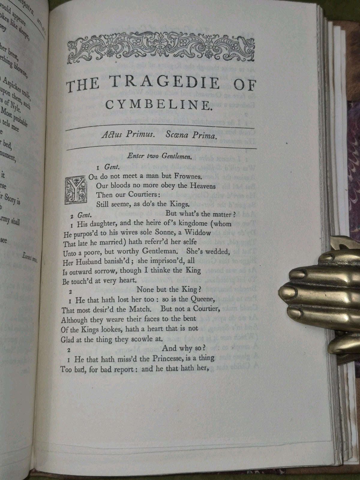 Plays of William Shakespeare Paterson Text of the First Folio c. 1880 Incomplete13