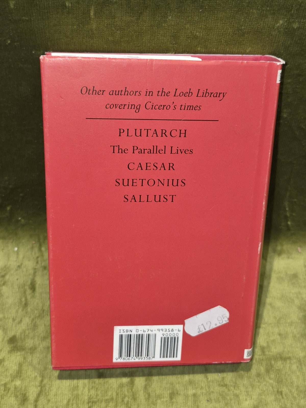Cicero In Catilinam Murena, Sulla I-IV Trans. Macdonald (1996) Loeb Classical2